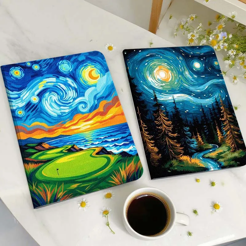 

Cartoon Starry Night Forest For Samsung Galaxy Tab A A7 A8 A9 A11 S6 S11 Lite Plus 10.1 10.4 10.5 Inch 2022 2025 Tablet Case