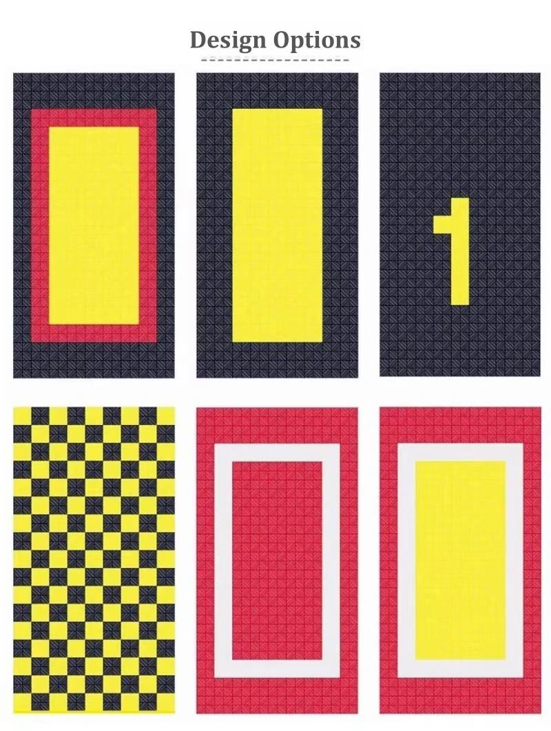 400*400*18mm Anti Slip Pp Interlocking Garage Floor Tiles Plastic Interlocking Floor Mats For Car Wash