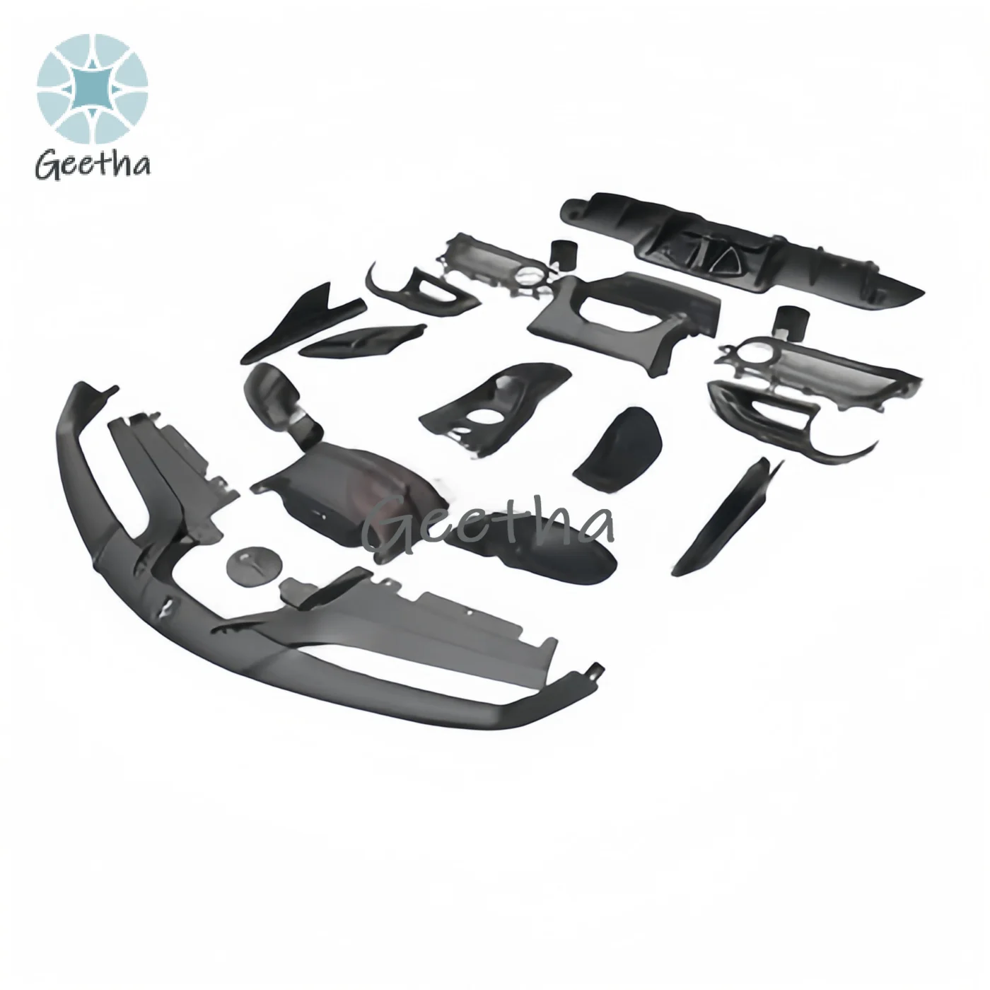 Kit de carrocería de fibra de carbono estilo Capristo para Ferrari 488 GTB, parachoques delantero y trasero, actualización Facelift 488, piezas de carrocería
