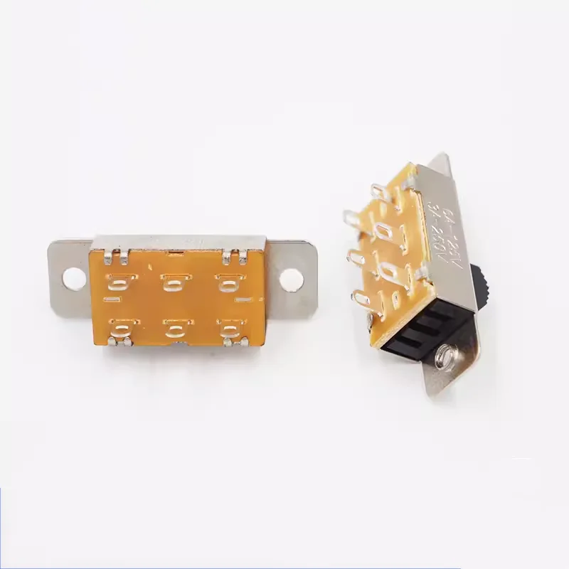 SS22L15-G5 High current 2 speed 3A250V toggle switch 6-pin straight handle double row vertical double hole car refrigerator