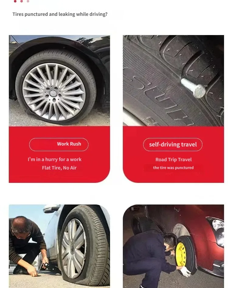 Damage‑free quick‑repair glue nails, specially for tubeless tires, universal for motorcycles and electric vehicles