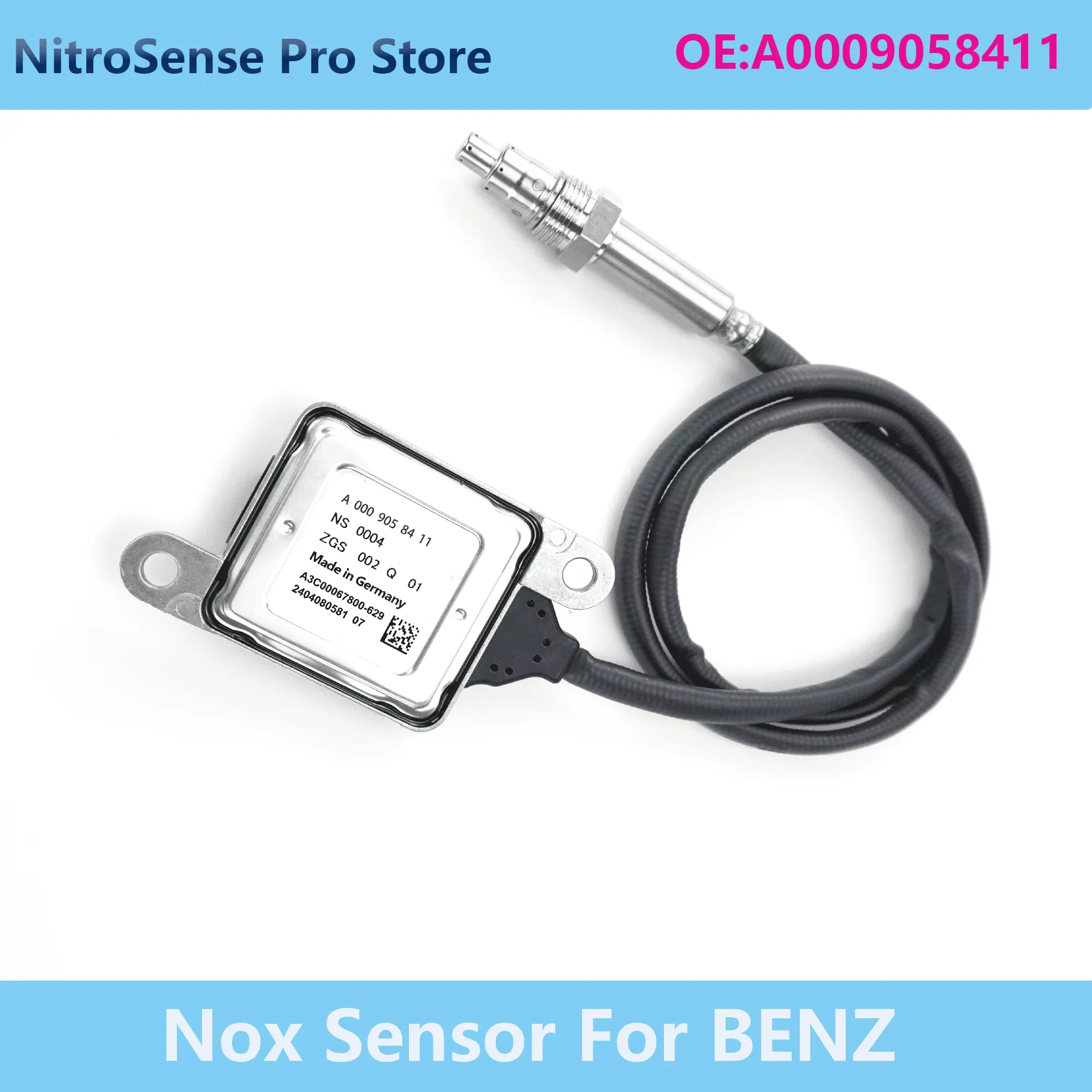 

A0009058411 0009058411 New Nitrogen Oxide Sensor For Mercedes-Benz W221 W212 X253 C253 W222 V222 R172 W166 W172 W253 W447 W205