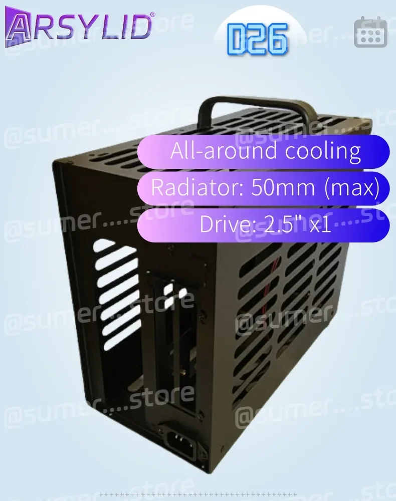 Placa base chasis ITX Mini Gaming: radiador y GPU compatibles - imagen 4