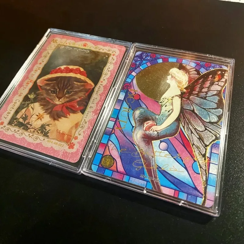 新しい本物の Kayou 美術館ボストンカード子供のための絶妙な LR フレグランス限定ゲームコレクションカードのおもちゃ子供のため