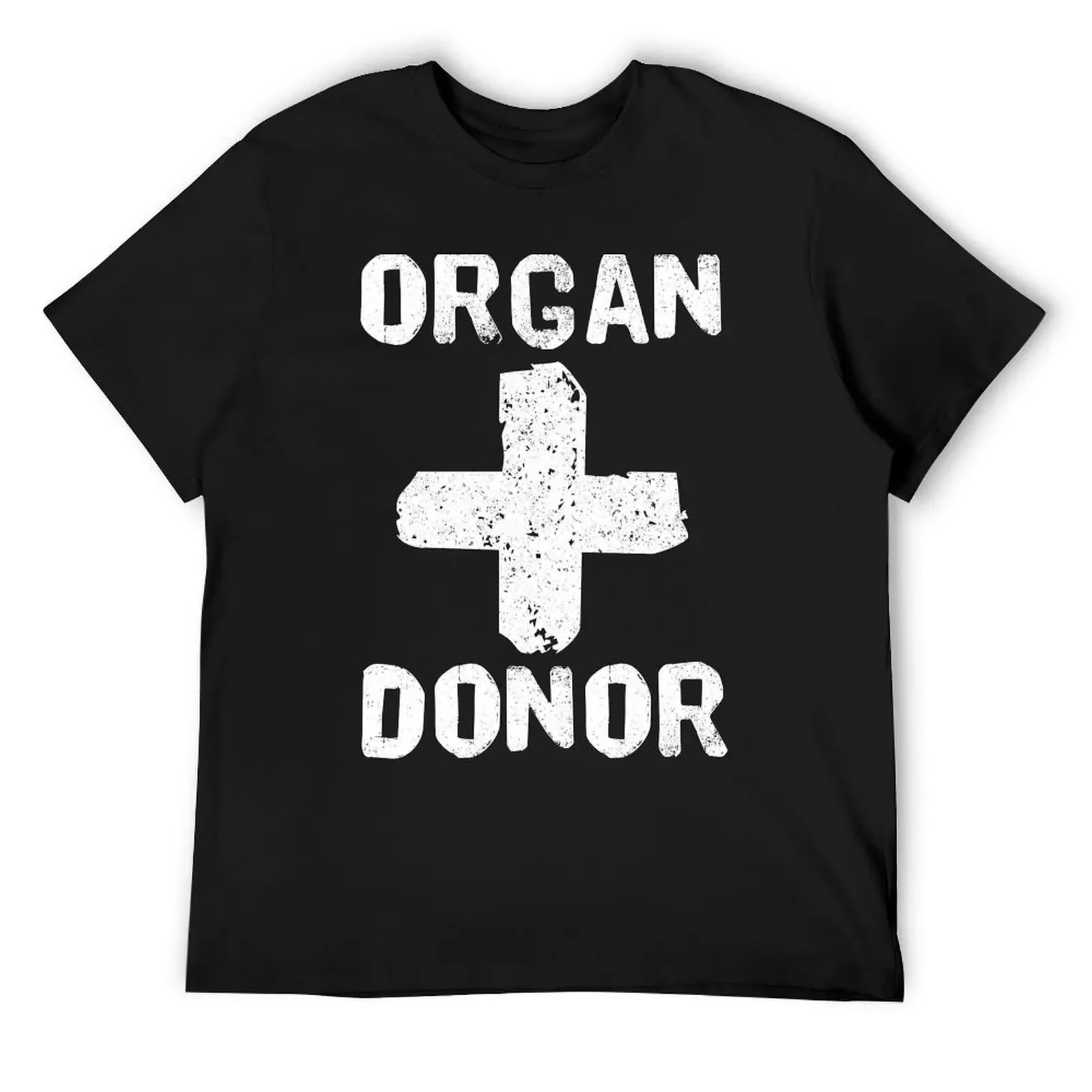 Organ Donor White T-Shirt vintage clothes cute clothes man clothes Short sleeve tee mens graphic t-shirts pack