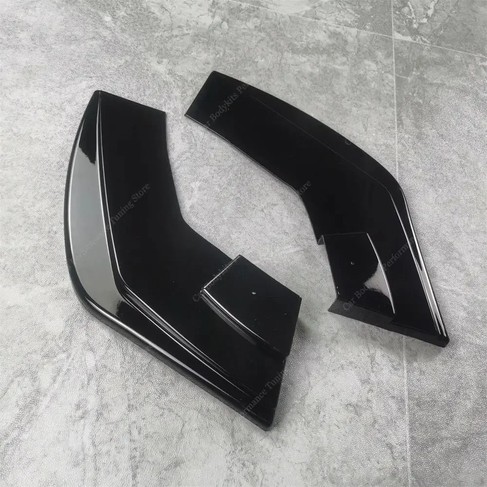 Rear Diffuser Exhaust Pipe Trim Splitter for BMW 1 Series F20 Rear Bumper Side Lip Spoiler 116d 118i 120d 120i 125i 2015-2019LCI