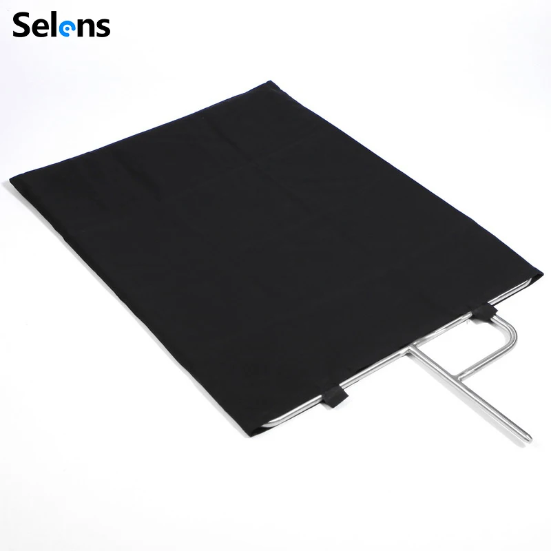 Selens Meking برو فيديو ستوديو 45x60 سنتيمتر المقاوم للصدأ العلم لوحة عاكس الناشر Fotografia Acessorios كاميرا استوديو الصور