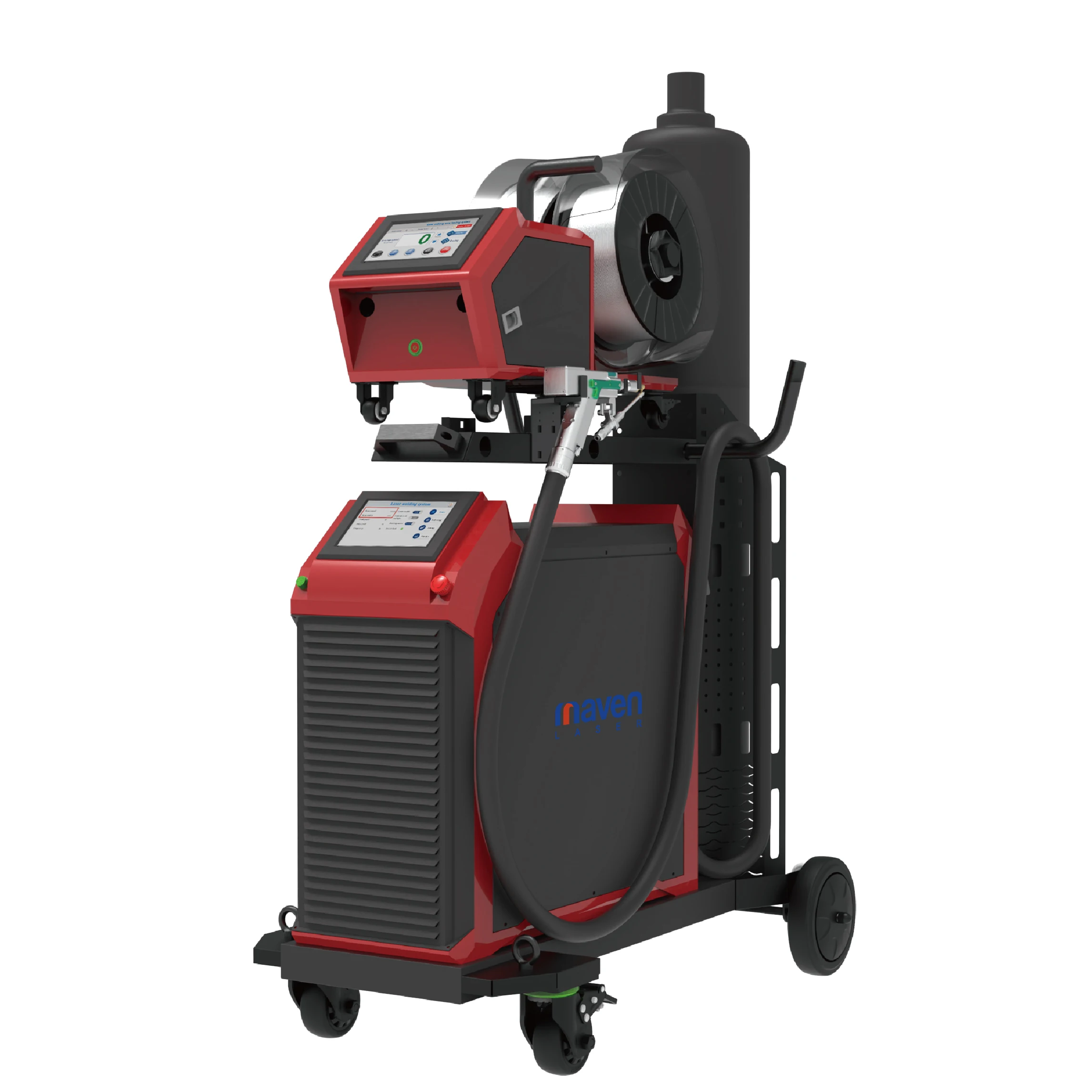 New Style Easy to Operation Handled   4 - in - 1 Function (Welding/Cutting/Cleaning/Rust Removal)  Laser Welding Machine