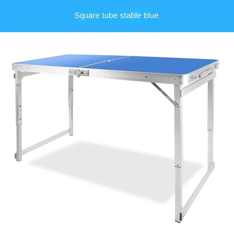 Folding table outdoor portable folding table simple household small table folding dining table and chairs