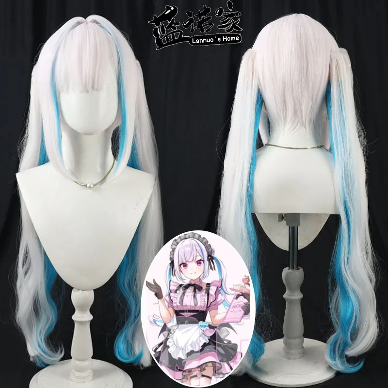Virtual YouTube Vtuber Lize Helesta Cos Cosplay Wig Halloween Carnival Party Props Synthetic Hair Heat Resistant Fiber + Wig Cap
