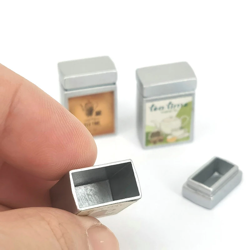 1/12 ตุ๊กตาจําลองชากล่อง Dollhouse Miniature ตกแต่งห้องครัวตุ๊กตาอุปกรณ์เสริม House สําหรับของเล่นเด็ก