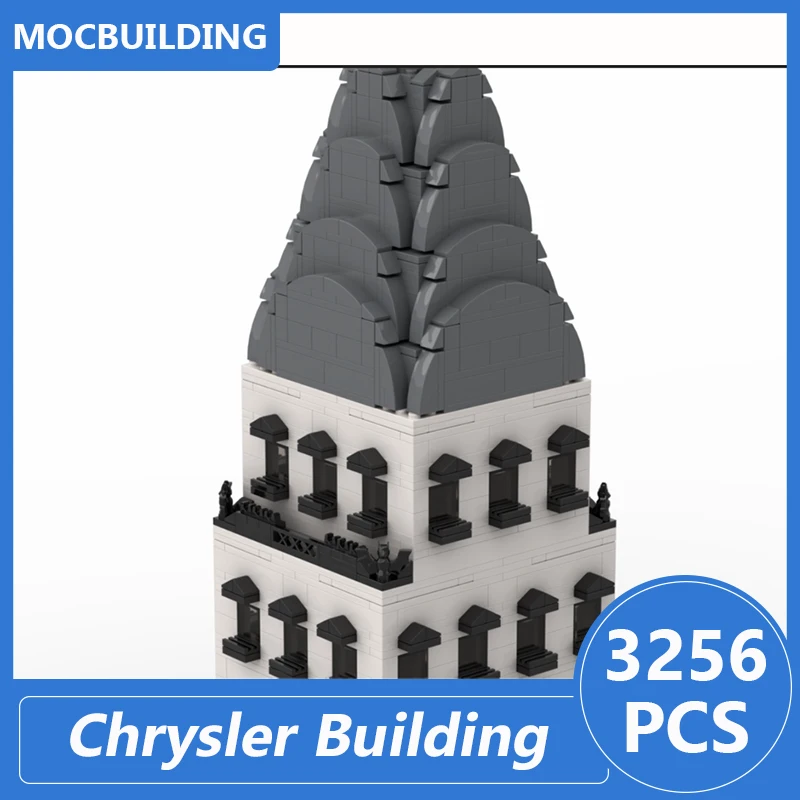 Chrysler Building Moc Blocks Diy Assemble Bricks Town Architecture Model Kreatywna kolekcja edukacyjna Zabawki świąteczne Prezenty 3256 SZTUK