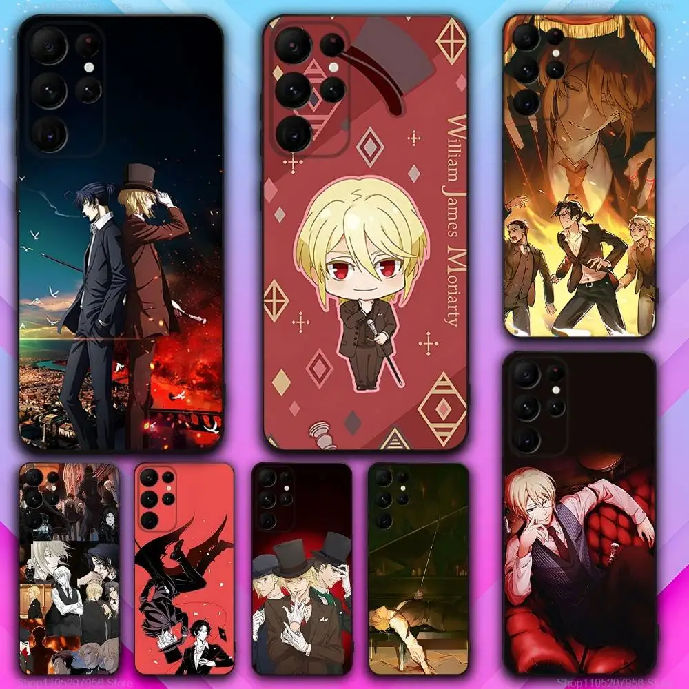 M-Moriarty Comics P-Patriot Phone Case For Samsung S30,S25,S24,S23,S22,S21,S20,Fe,Lite,5G,Ultra,Plus Black Cover