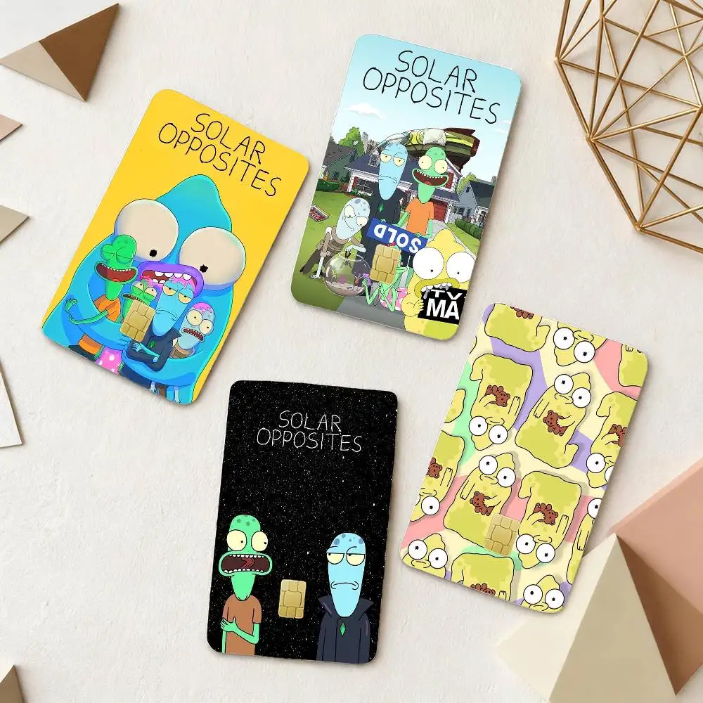 

S-Solar Opposites Film Skin for Debit Credit Bank Visa Card Decal Cover