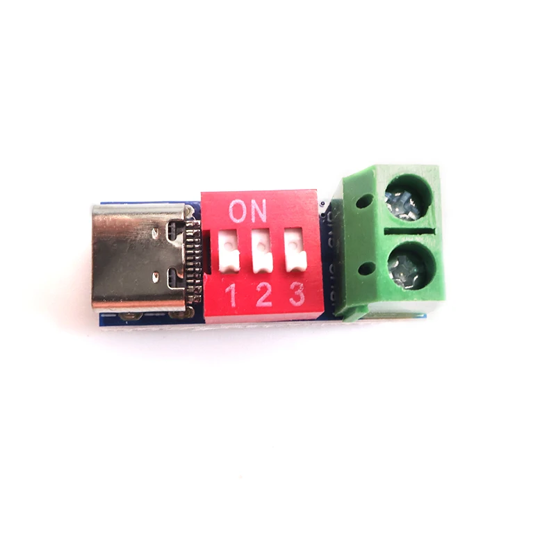 PD-Trigger-Modul Typ C Schnellladetester 5–20 V einstellbarer USB-C-Leistungsdetektor 100 W Voltmeter für Powerbank-Tests