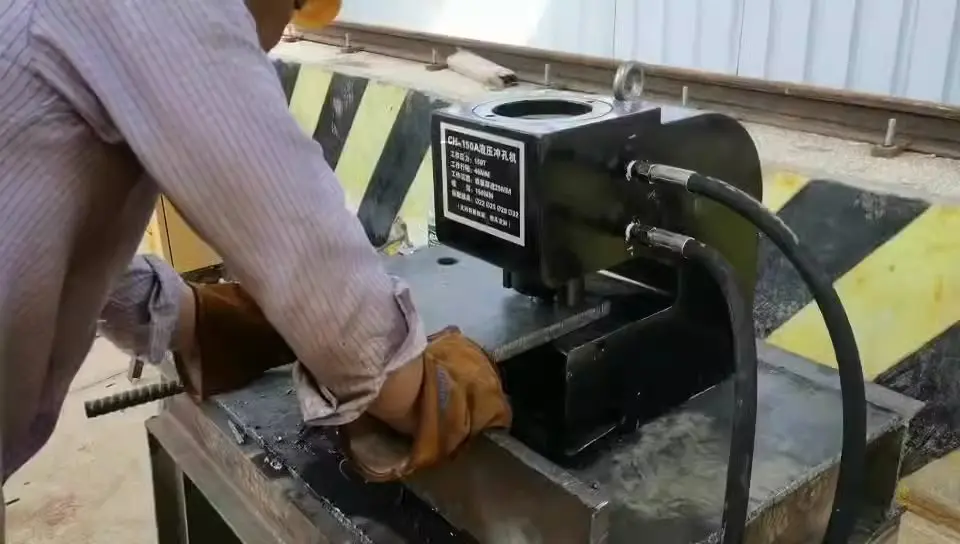 150T/200T Hydraulic Punching Machine for Angle Channel H-Beam Plates Punching Machine