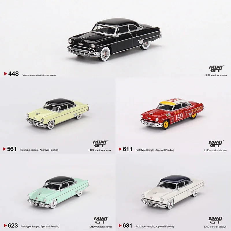 

MINIGT 561 1:64 Capri 1954 Premier Yellow Retro Diecast Diorama Car Model Collection