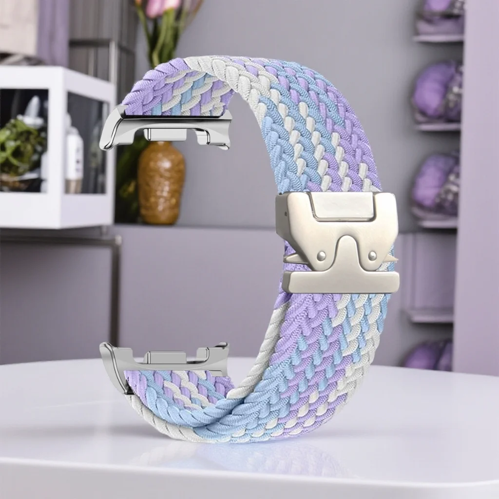 Braided Strap for Samsung Galaxy Watch 8/8 Classic 40mm 44mm Band Parachute Buckle Belt Correa Bracelet on Galaxy Watch8 Straps image 5