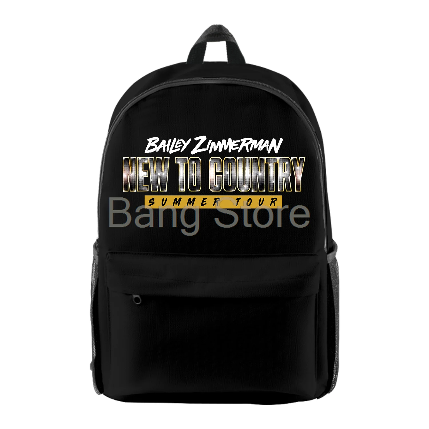 

Bailey Zimmerman New To Country Summer Tour Backpack Women Men Shoulders Bag Casual Streetwear Daypack Unisex Travel Bags