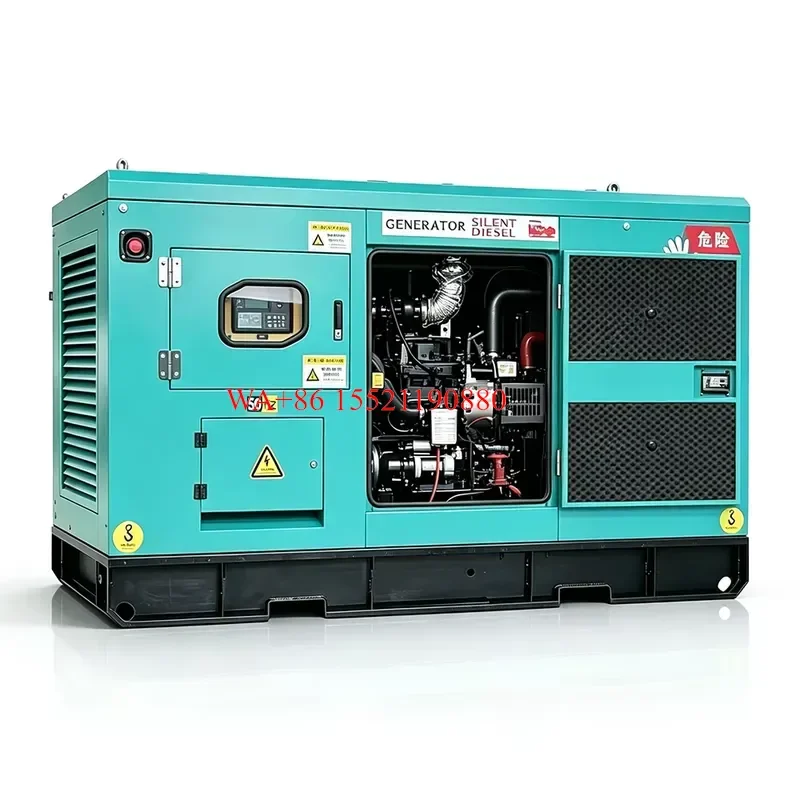 WMWMNU for Weichai 40KW 50KVA Silent Diesel Generator Set Single Phase 220V Soundproof Genset with ATS Auto Start Backup