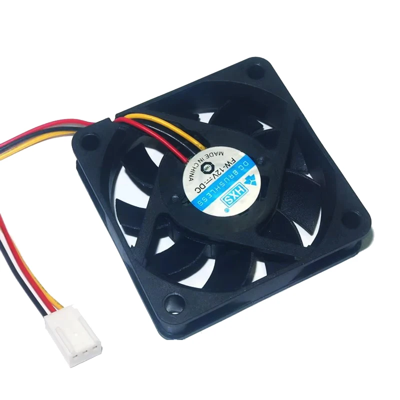 High quality Black 6cm  3pin12V 60mm x 15mm 6015 Brushless DC Fan PC Cooling Cooler Fan