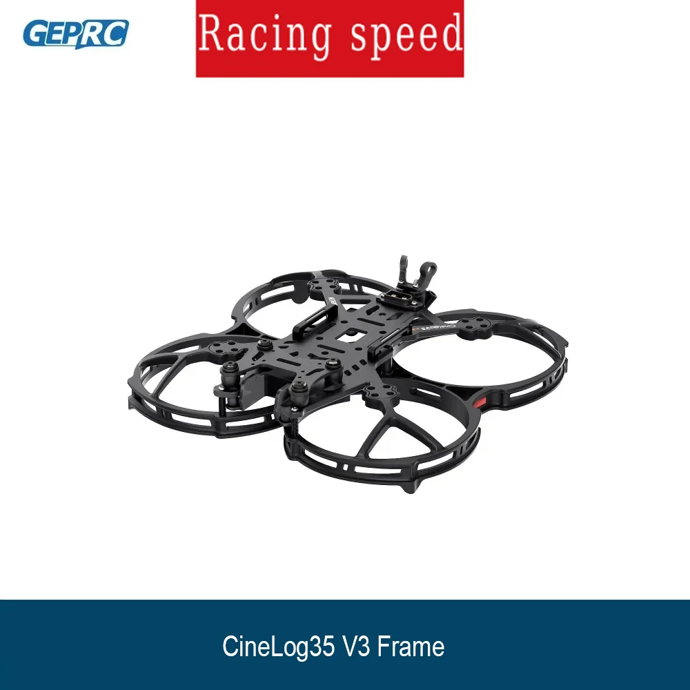 

GEPRC GEP-CL35 V3 3.5" FPV Frame Kit 142mm, O4 Air Unit Pro Compatible 25.5mm Stack for Cinewhoop Quadcopter Parts