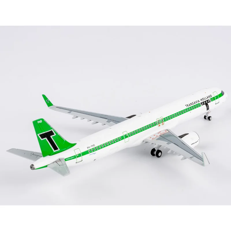 NG 1/400 スケール トランサビア航空 A321neo PH-YHD ダイキャスト合金航空機モデル コレクタブル装飾品
