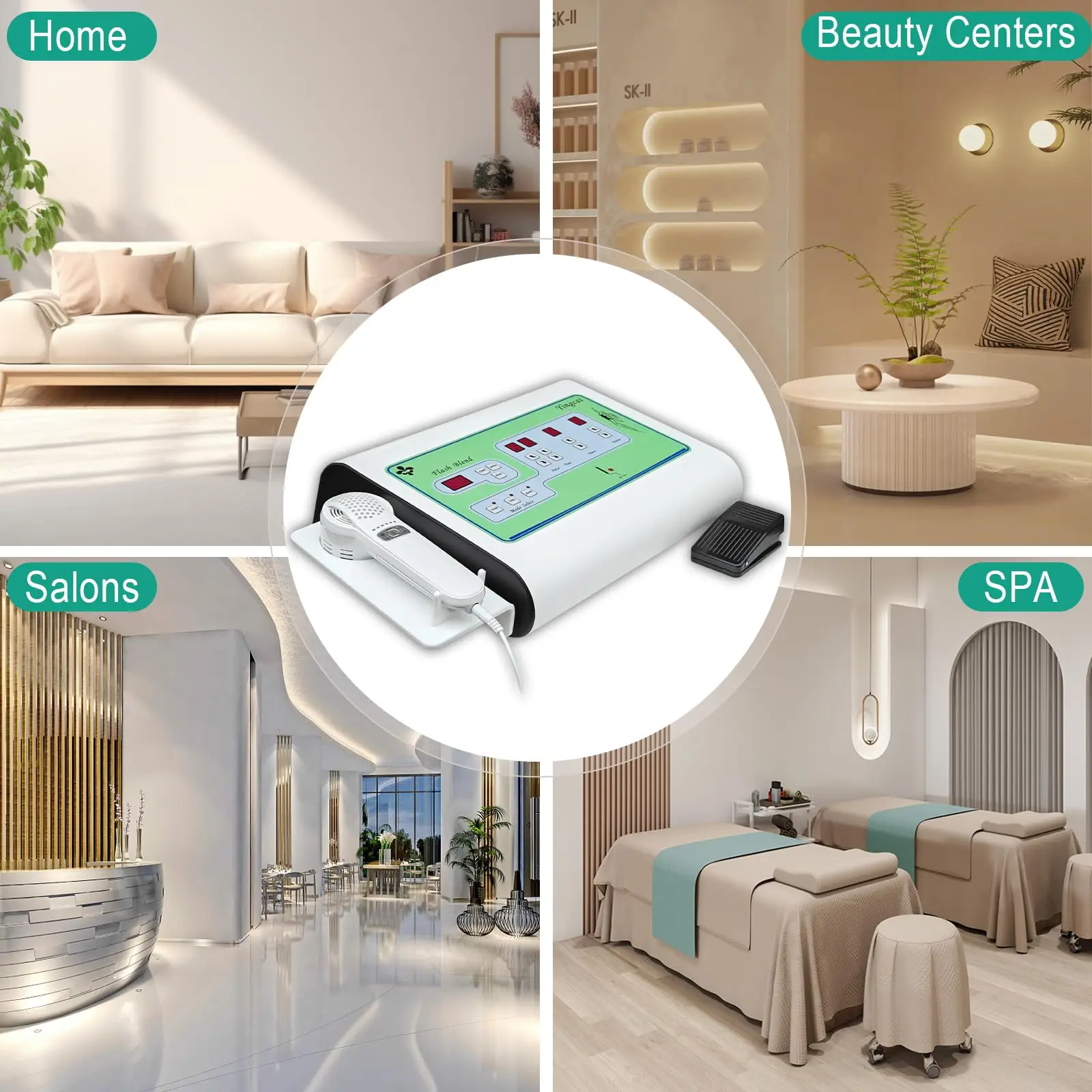 Permanent Hair Removal Machine Electrolysis Hair Removal 2 in 1 Painless Ice and Heat Dual Modes Hair Removal Electrolysis