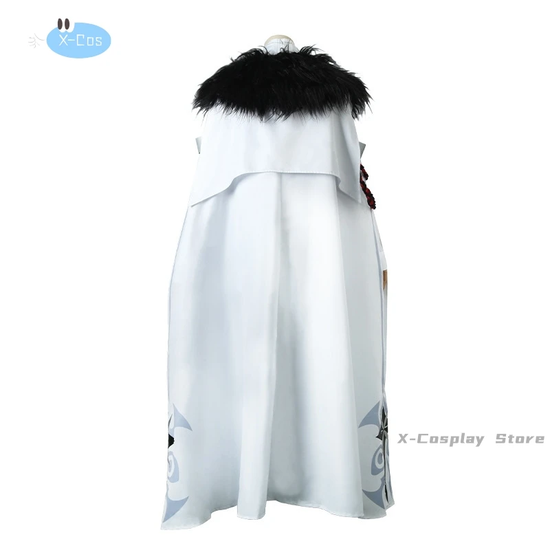 جينشين إمباكت تارتاجليا أزياء تنكرية زي موحد شعر مستعار أنيمي أزياء الهالوين لعبة فاتوي هاربينجر عباءة جلدية جديدة