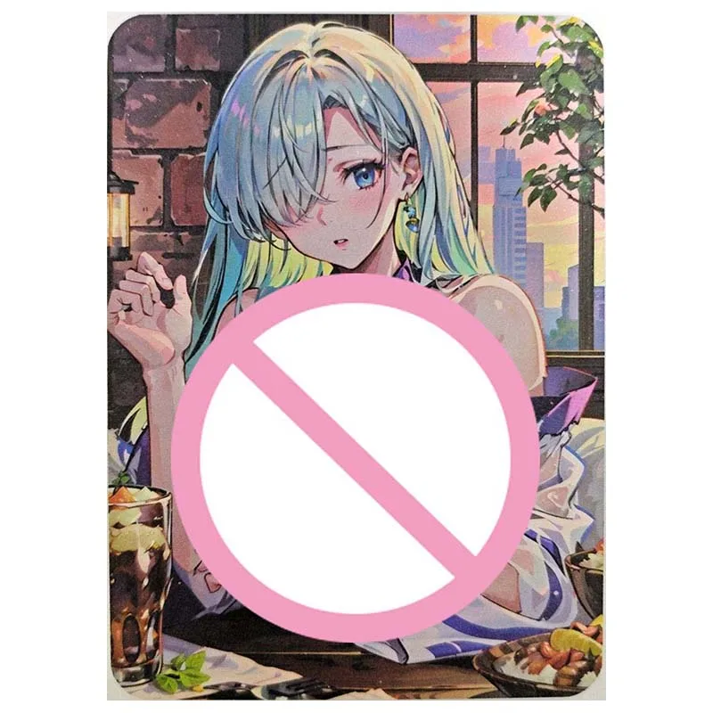 애니메이션 여신 이야기 희귀 A6 수집용 카드 케칭 가뉴 안드로이드 18 렘 브로냐 실버 울프 야마토 장난감 소년 생일 선물