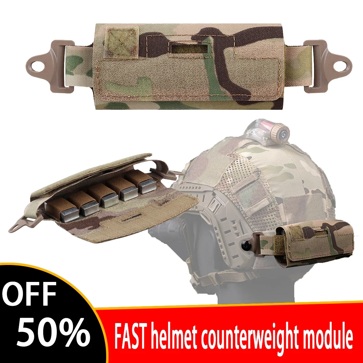 Helmet Balance Counterbalance Weight Bag NVG Counterweight Pouch for OPS-Core Fast BJ PJ MH Airsoft Hunting Helmet Accessories