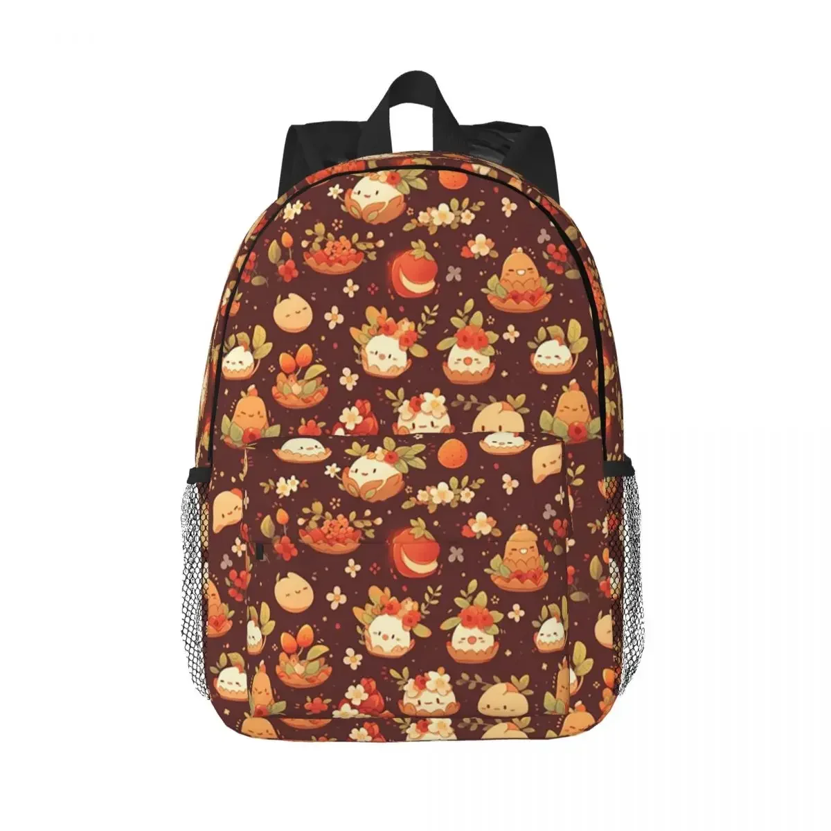 Cute Creative Fruit Pattern-Tiled Pattern Backpacks Teenager Bookbag Casual Students School Bags Laptop Rucksack Shoulder Bag