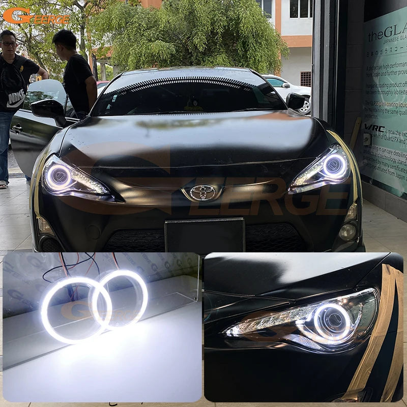 

Дневные ходовые огни (ДХО) Ultra Bright COB LED Angel Eyes Kit Halo Rings для Subaru BRZ, Toyota GT 86, GT-86, FT86, Scion FRS