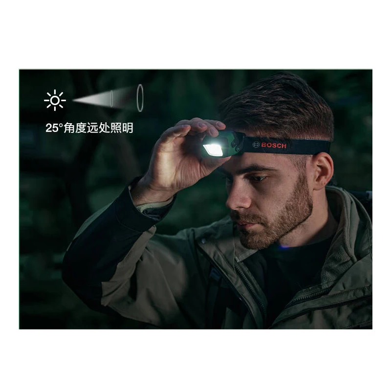 Bosch Original Head Lamp Work lighting Outdoor Activities Adventurer Only Portable Lighting Lamp