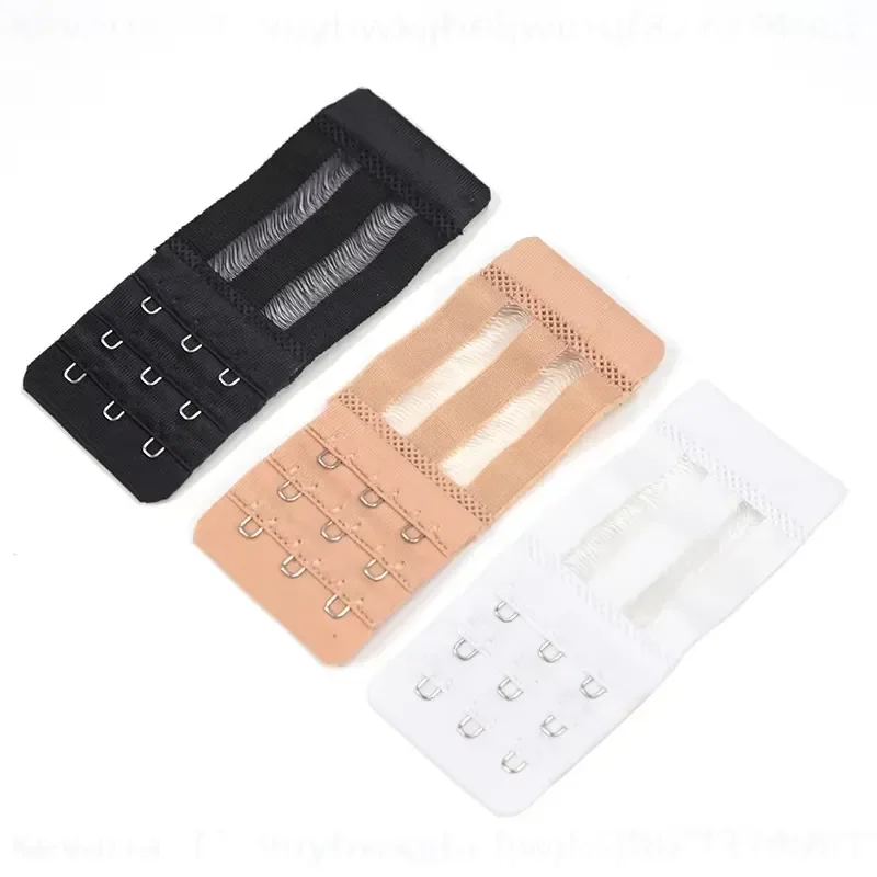 3pcs Set 3 Hook Bra Extender for Women Elastic Adjustable Buckle Clip Strap Expansion Accessory Intimates Lingerie Extension