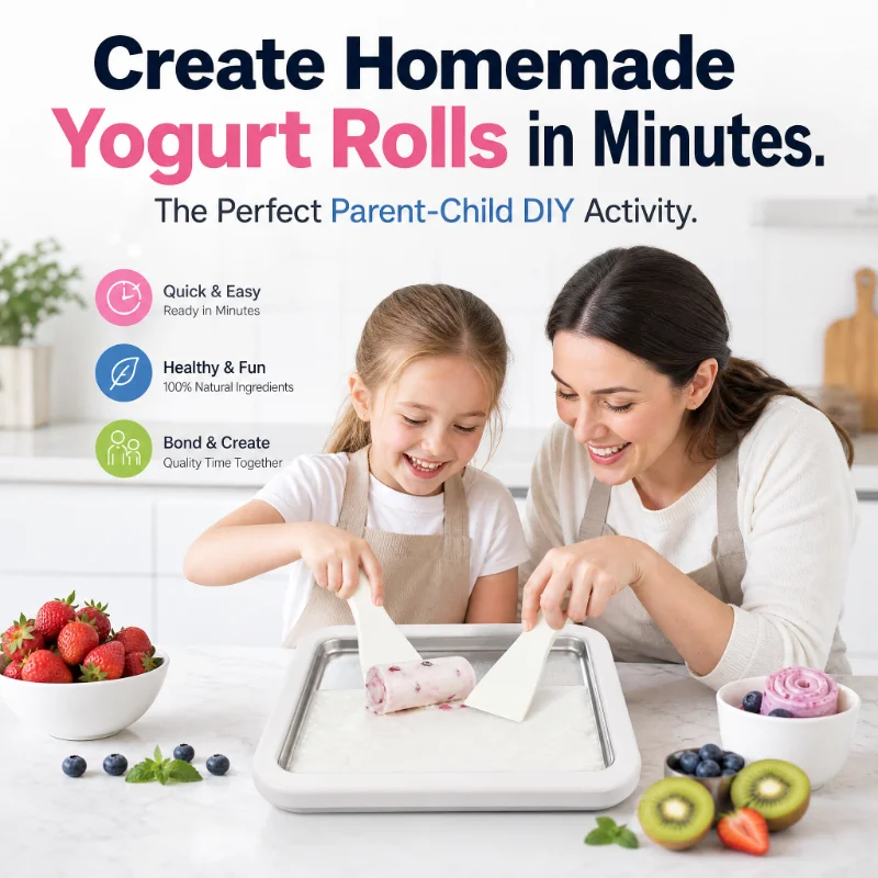 Portable Ice Cream Maker Machi - Yogurt Maker Electric recension och pris