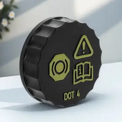 

Brake Cap Heavy Duty Plastic Cover for Vehicle Engine Oil Tank Anti-Leak Design Dirt Resistant Threaded Assembly