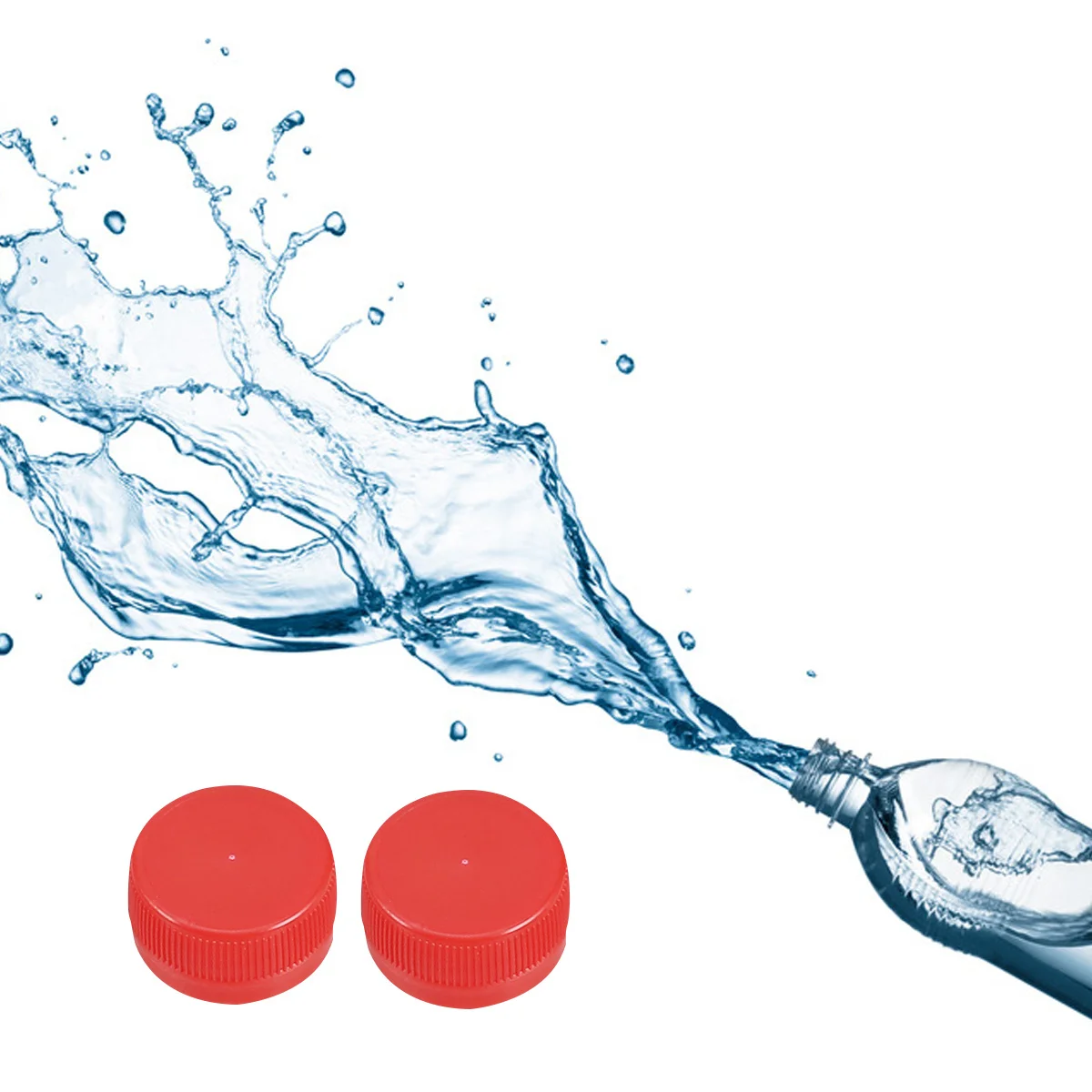 

100Pcs DIY Plastic Bottle Caps Colorful Bottle Cover for Home Decoration and Kindergarten Activities Odorless