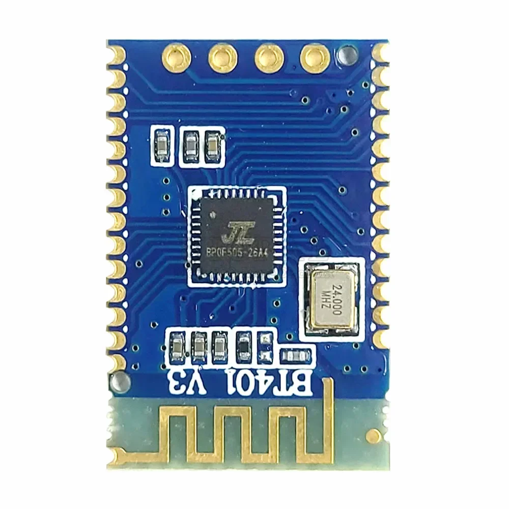 BT401 Bluetooth Module Serial Port to I2C Output IIS DAC for BLE MP3 AT Audio Bluetooth Audio Modules Support Voice Broadcast
