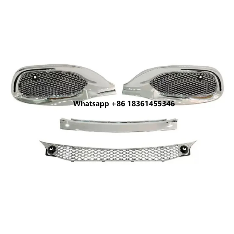 S Class S400 S450 S500 Year 2021 2022 2023 W223 Upgrade  Style Front Bumper Grille Mesh Set Compatible With