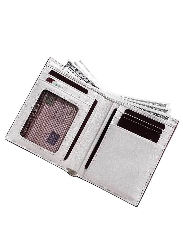 2026 New Fashion Business Men's Wallets Python Skin Genuine Leather Short Wallet Men Male Cash Purses Clutch Boy Casual Wallets