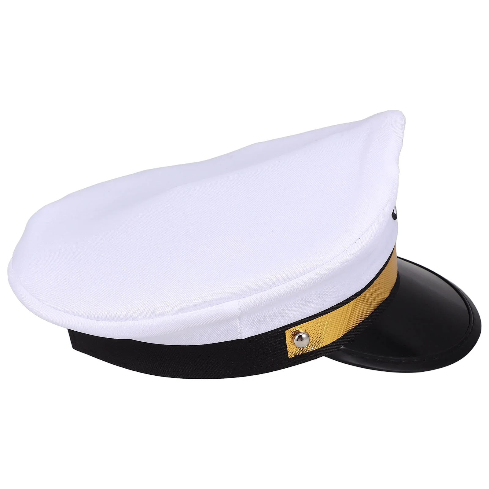 Pilot Hat Cop Accessories Costume Adjustable Airplane Boy Plastic for Men Captain Hats