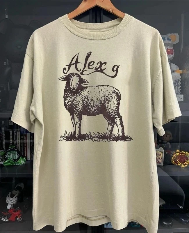 Rare Alex G 90s Sand Short Sleeve Basic Sand T shirt Unisex tee Vtg Men Clothing