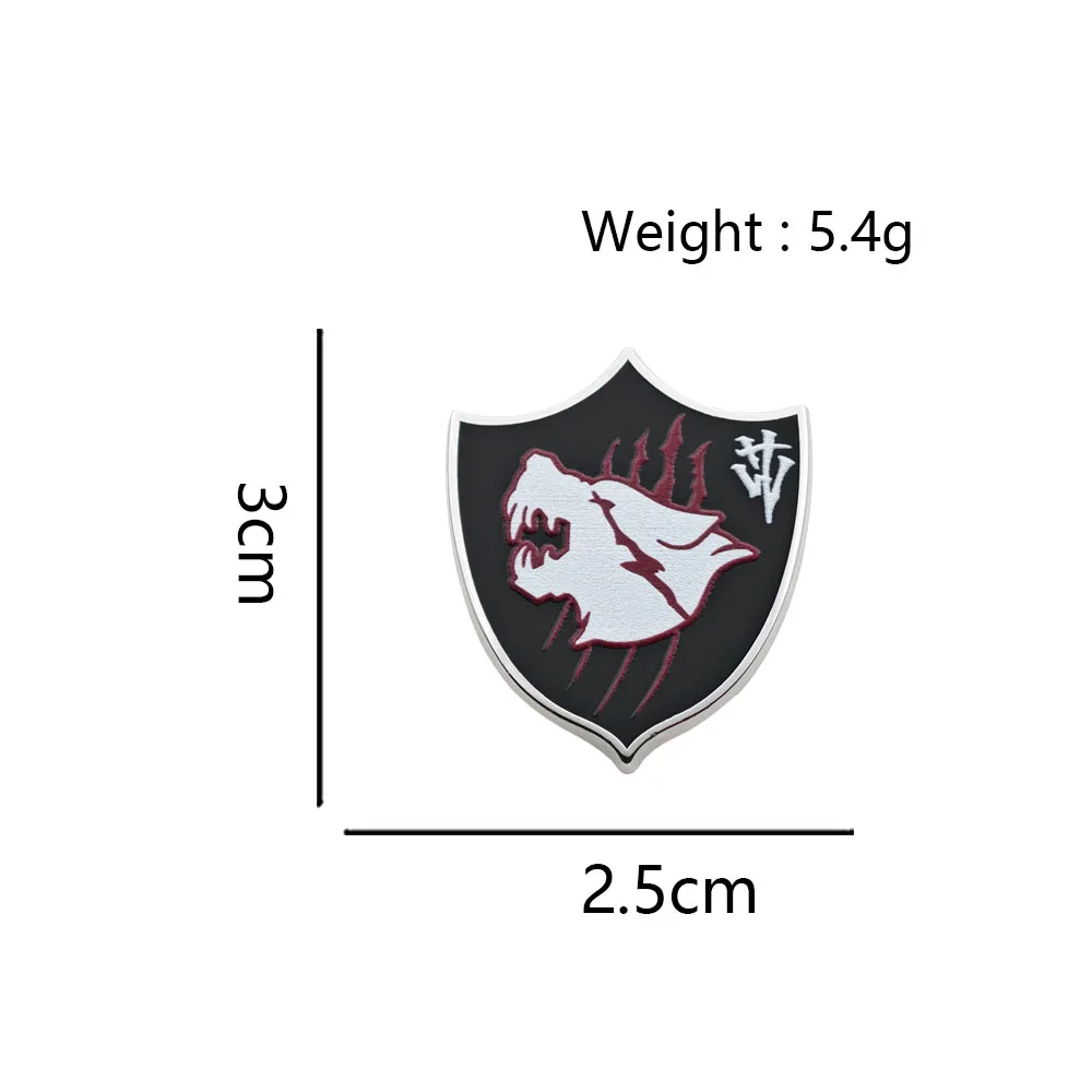 Resident Evil Village Hound Wolf Squad Brooch Chris Redfield Metal Badge Game Enamel Pins for Clothes Accessories Fans Gift