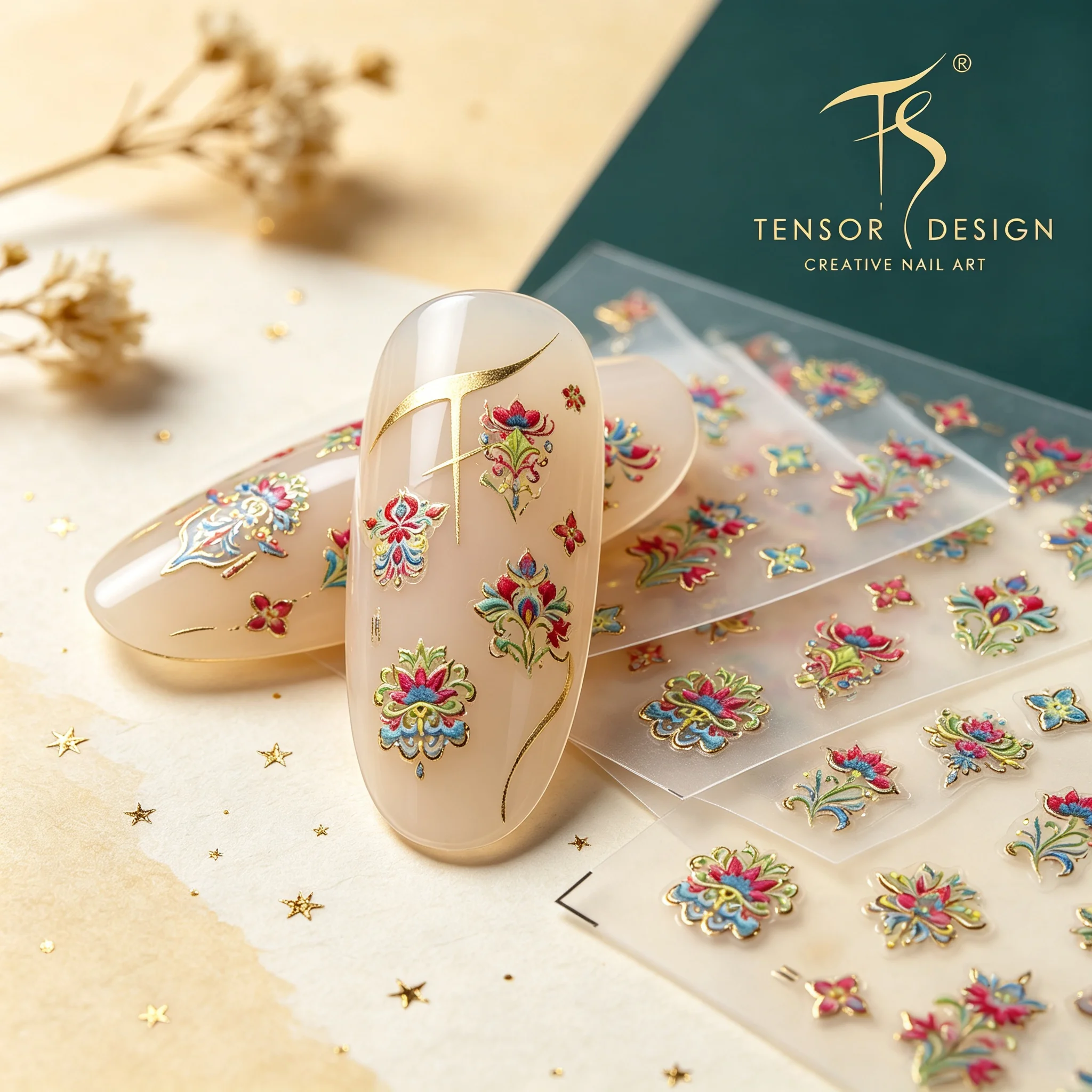 Autocollants floraux pour ongl - Nail Art Elegan avis et prix