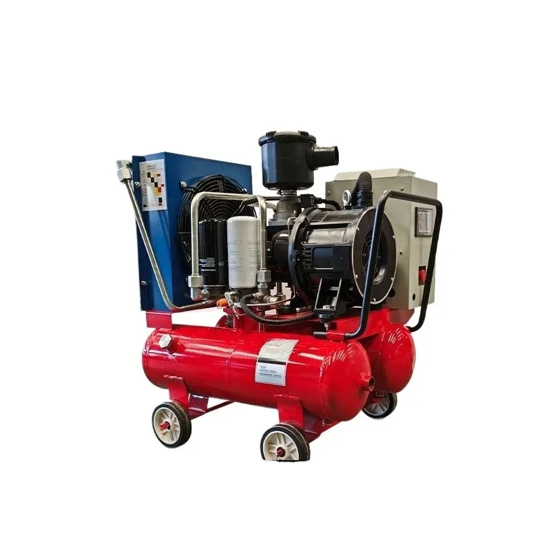 Permanent magnet variable frequency screw integrated air compressor