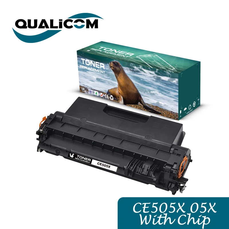 Qualicom Compatible for 05X CE505X P2035 Toner Cartridge Replacement for HP 05X CE505X P2035N Toner Cartridge for HP 2035 2035N