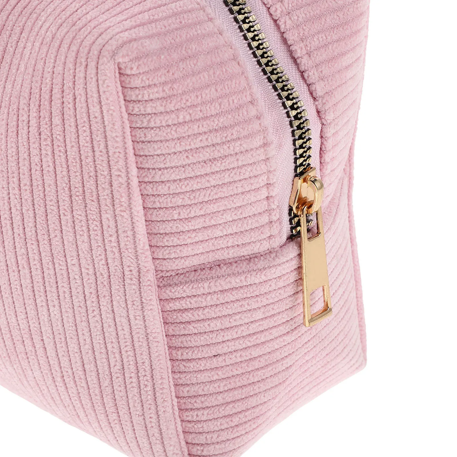 2Pcs Portable Makeup Bags Lightweight Travel Organizer Zippered Toiletry Pouch Handheld Compact Storage for Women