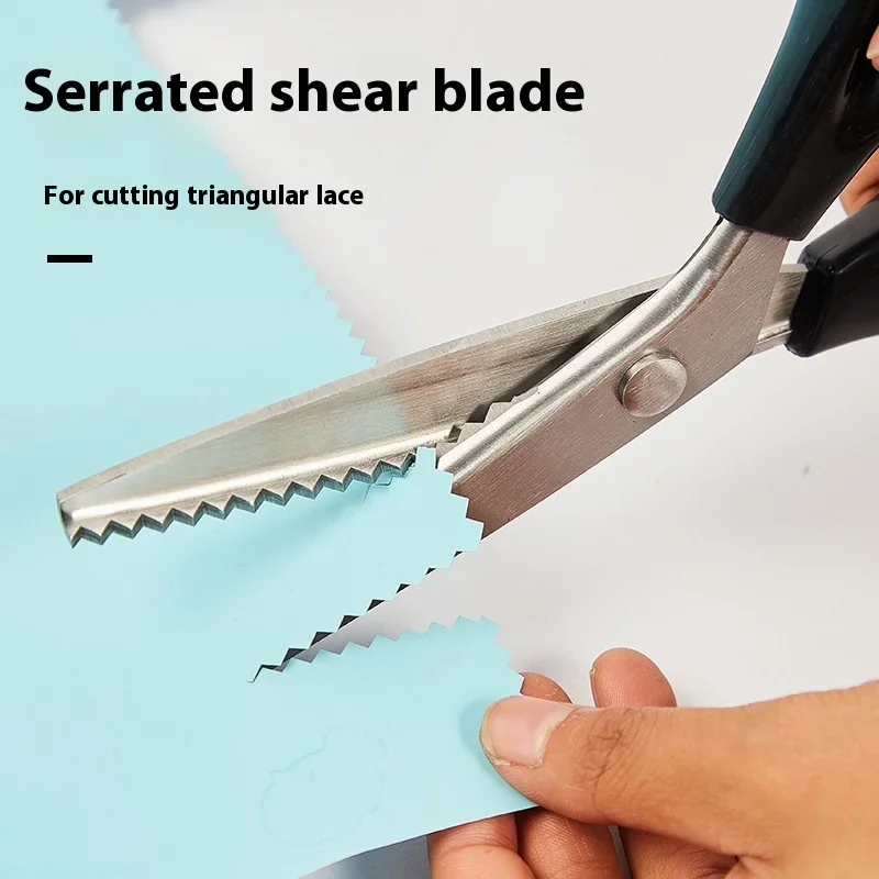 Ciseaux à borda dentelei ciseaux pour tissu en acier inoxydable pour la costura la coupe de dentelle les outils de tailleu