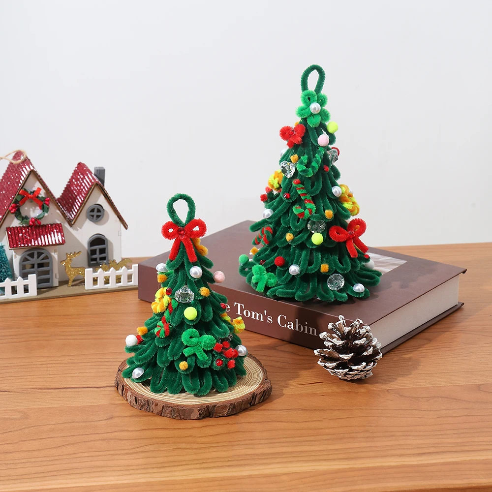 2026 Kit di decorazioni fai-da-te per albero di Natale con bastoncini twist - Forniture per decorazioni per la casa, feste e matrimoni